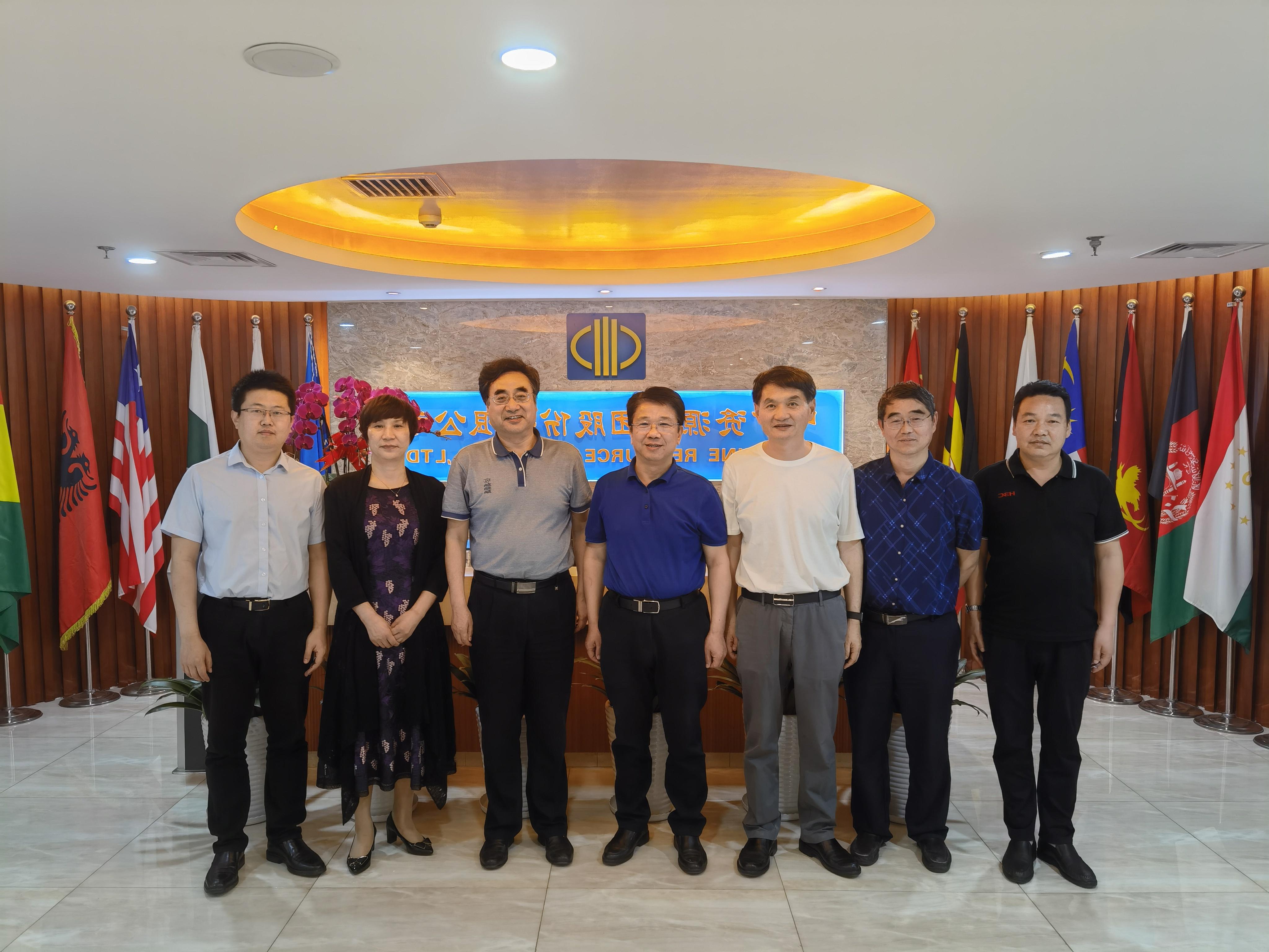 Northwest Nonferrous Geology and Mining Group Qin Xi Society delegation visited the company